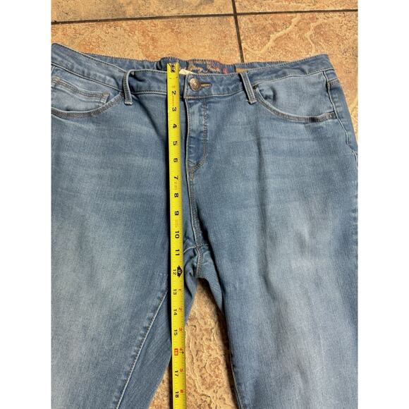 Women’s Faded Glory Ultimate Skinny Jeans In Medium Blue Wash - Size 18 Ankle - Picture 7 of 12